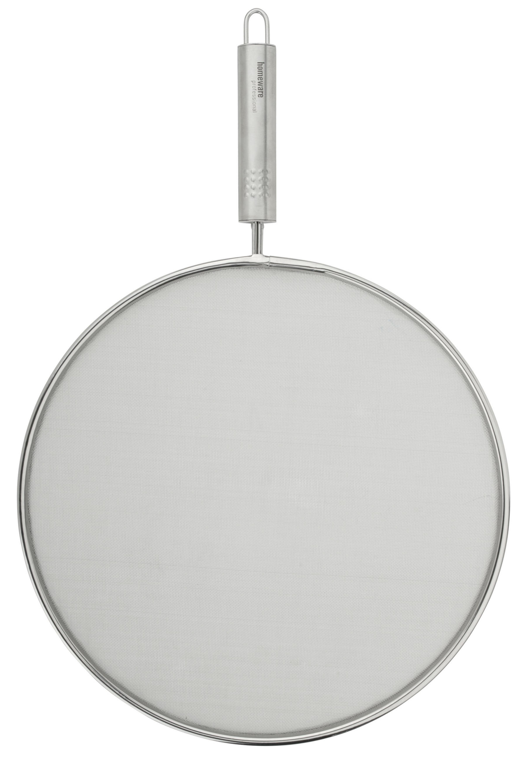 SPRITZSCHUTZ  - Edelstahlfarben, Basics, Metall (29cm) - Homeware Profession.