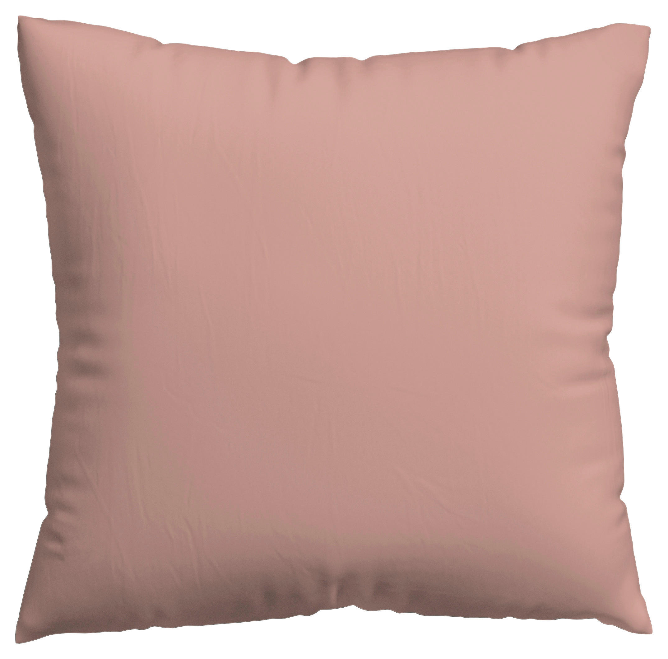 KOPFKISSENBEZUG WOVEN SATIN 80/80 cm  - Dunkelrosa, Basics, Textil (80/80cm) - Schlafgut