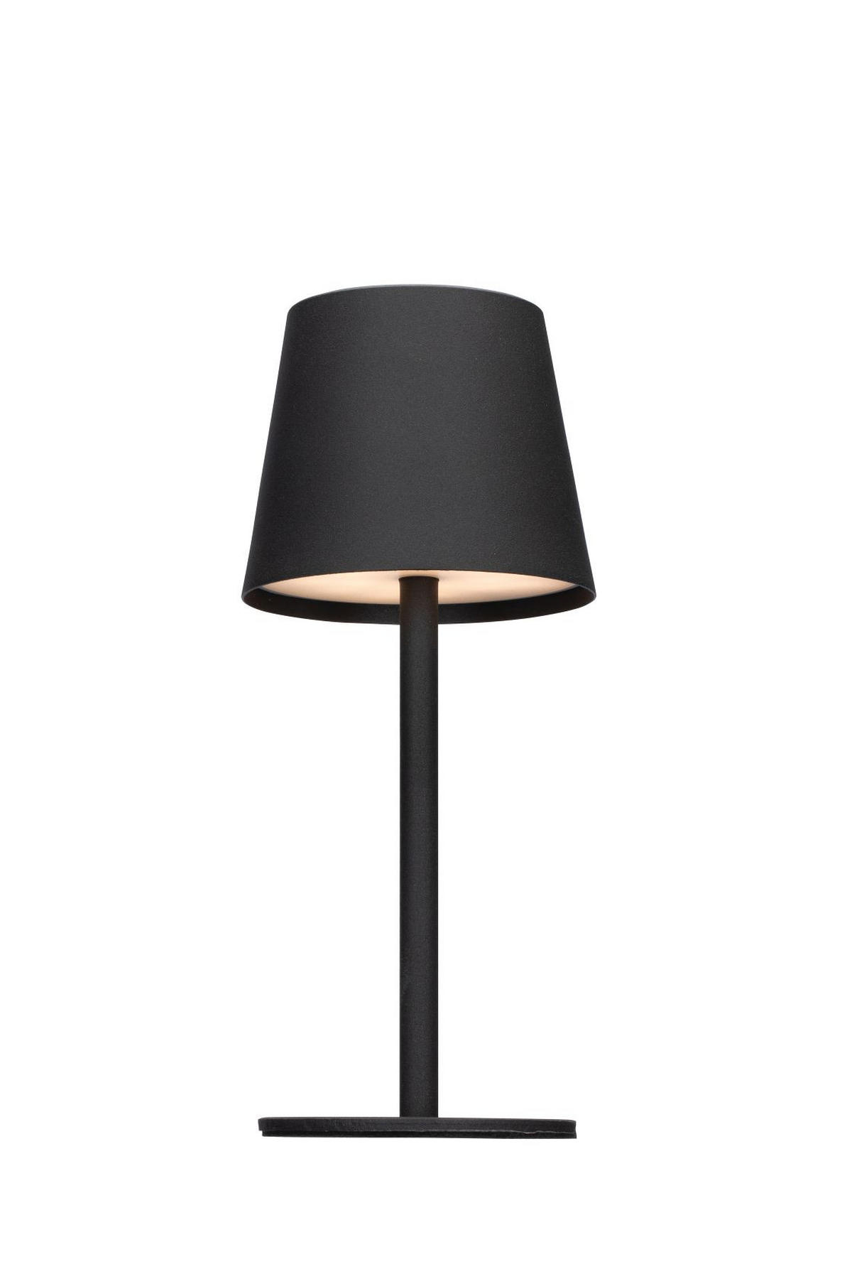 STOLNÍ LAMPA NA BATERIE 8,6/20,3 cm - černá, Basics, kov/plast (8,6/20,3cm) - Novel