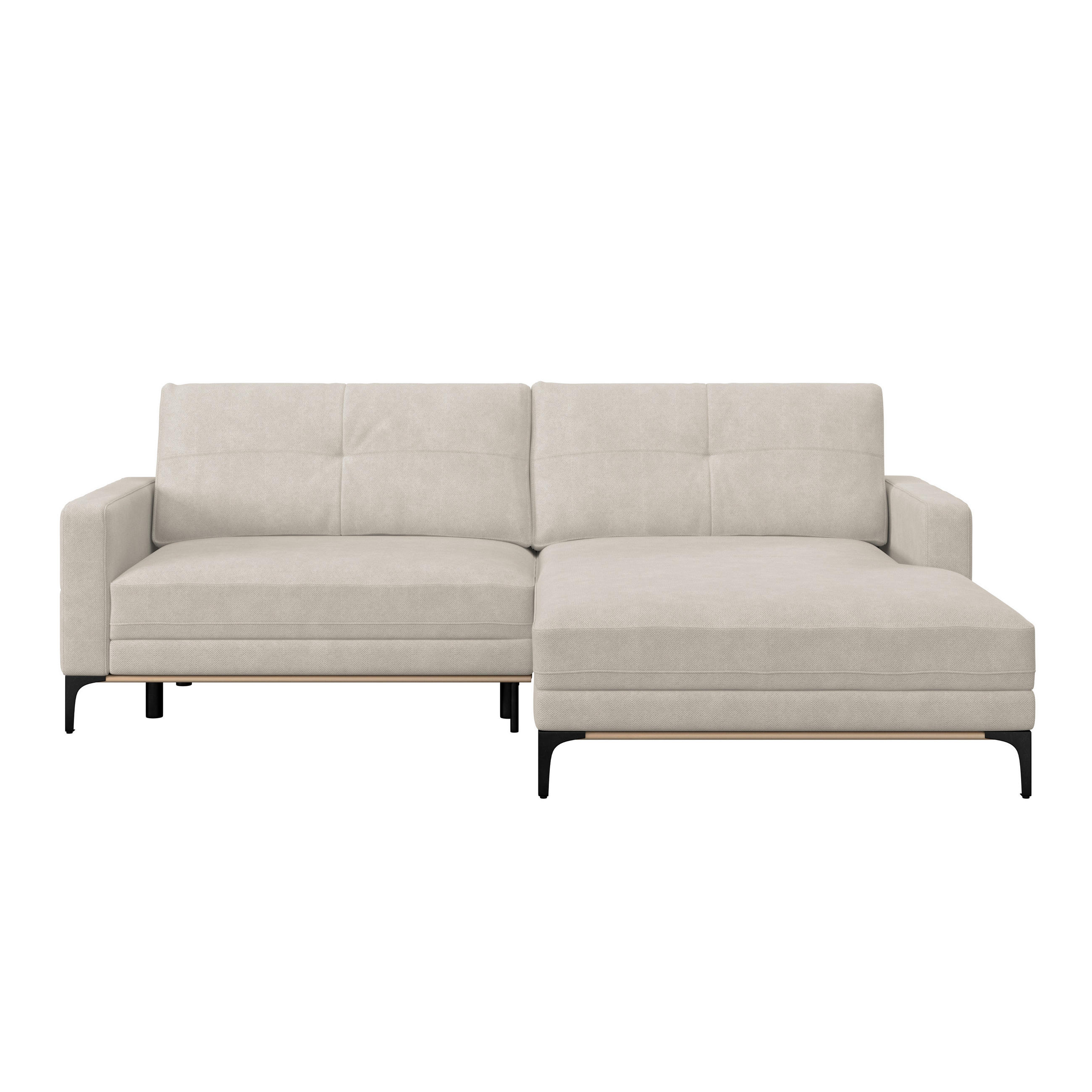 Ecksofa Mit Schlaffunktion & Bettkasten Bergamo Creme