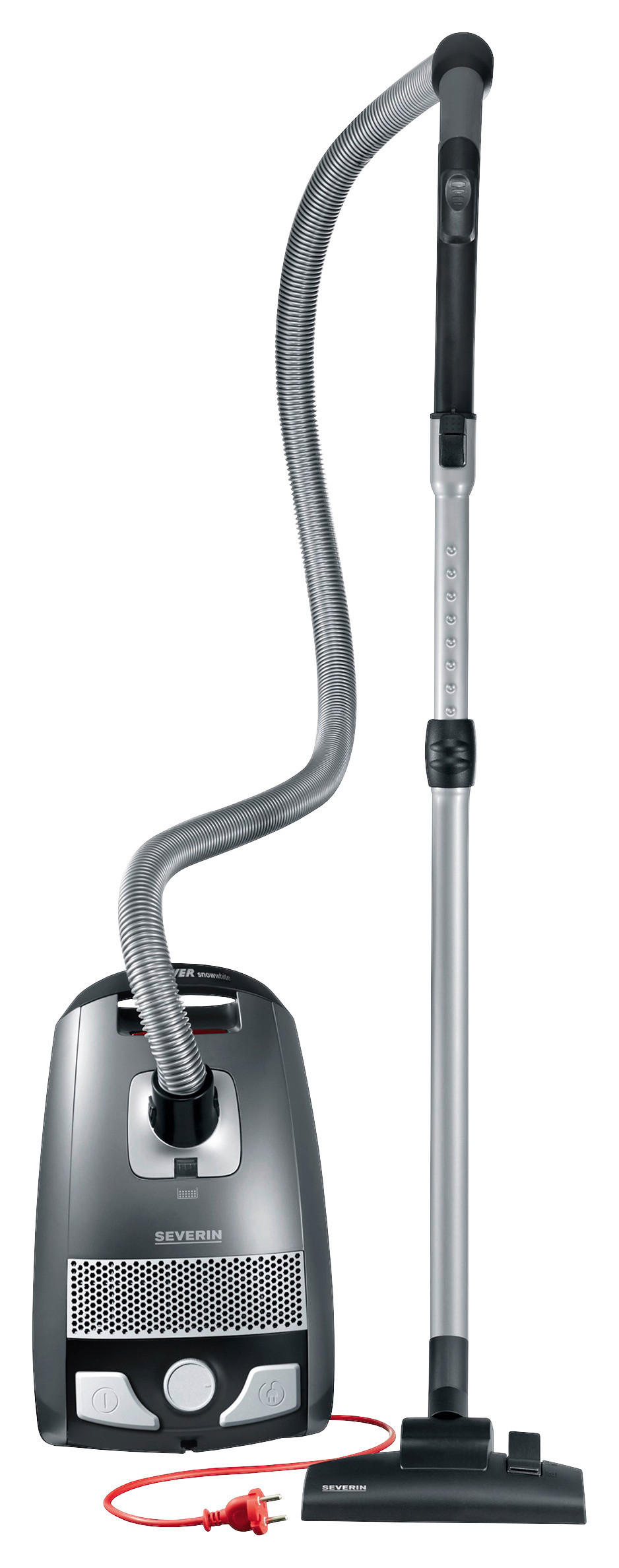 BODENSTAUBSAUGER BC 704500  - Edelstahlfarben/Anthrazit, Kunststoff (26,7/41,4/24cm) - Severin