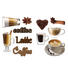 Kaffee DEKOSTICKER - Multicolor, KONVENTIONELL, Kunststoff (25/35/0,10cm) Kaffee DEKOSTICKER - Multicolor, KONVENTIONELL, Kunststoff (25/35/0,10cm)