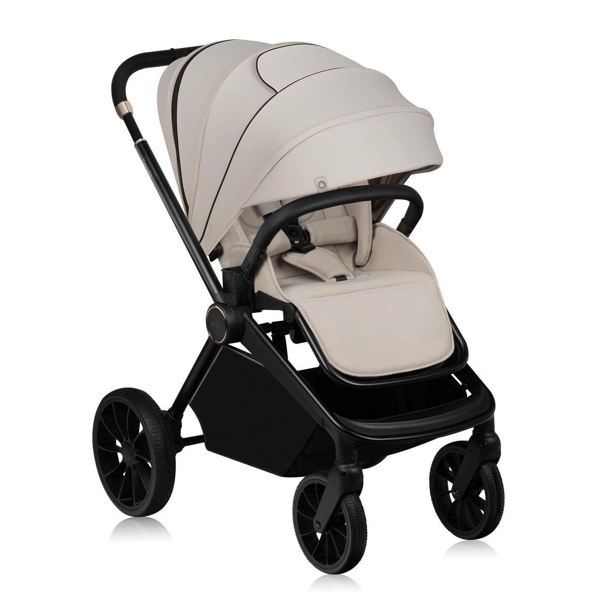 KINDERWAGENSET  Mika Plus 2in1  Beige Sand  - Beige, Basics (93/62/110cm) - Lionelo