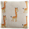 KINDERKISSEN 40/40 cm  - Weiß/Orange, Trend, Textil (40/40cm) - Avelia