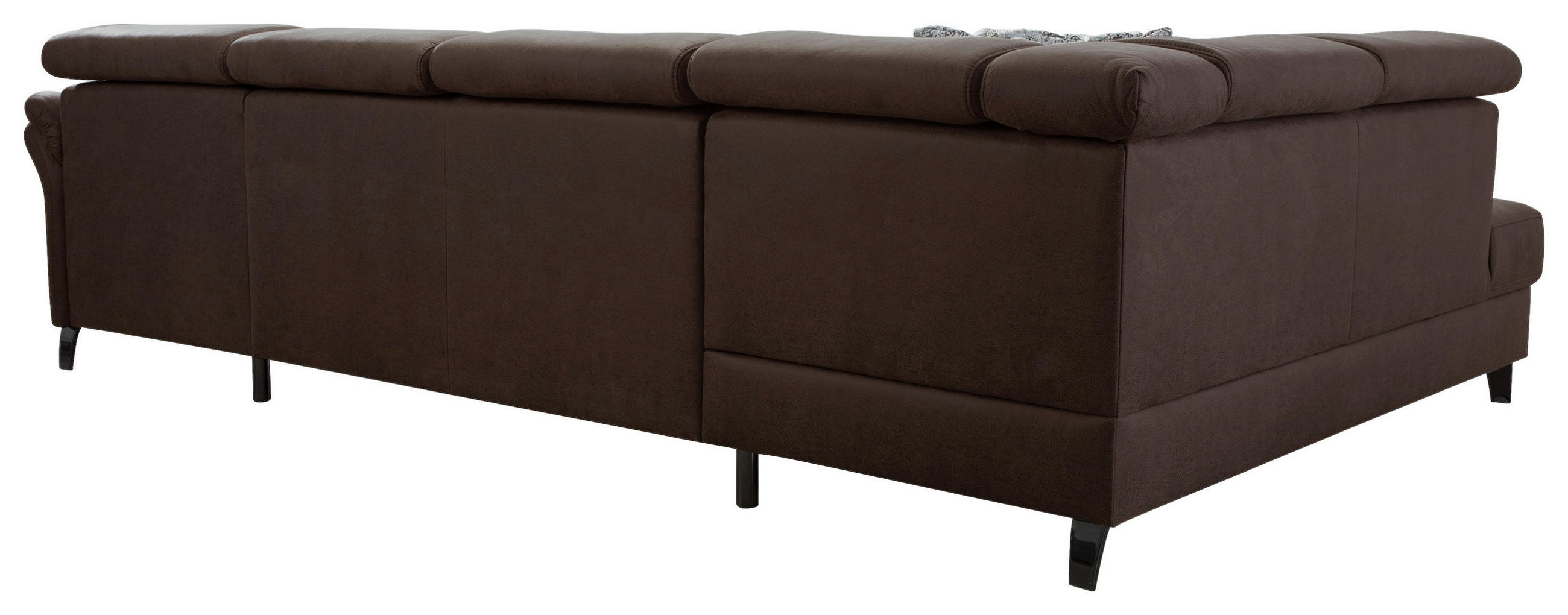 Thumbnail - Sit & More Wohnlandschaft, Cognac, Textil, 7,5-Sitzer, Ottomane links, U-Form, 317x193 cm, Goldenes M, Oeko-Tex® Standar...
