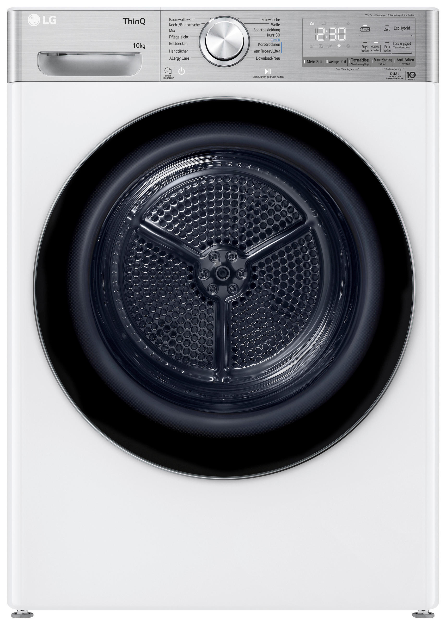 TROCKNER V9A2XT  - Weiß, Basics, Glas/Kunststoff (60/85/66cm) - LG