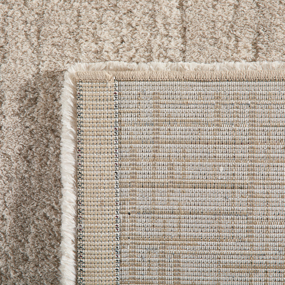 HOCHFLORTEPPICH 133/195 cm Masai Beige rechteckig  - Beige, Basics, Kunststoff/Textil (133/195cm) - Novel