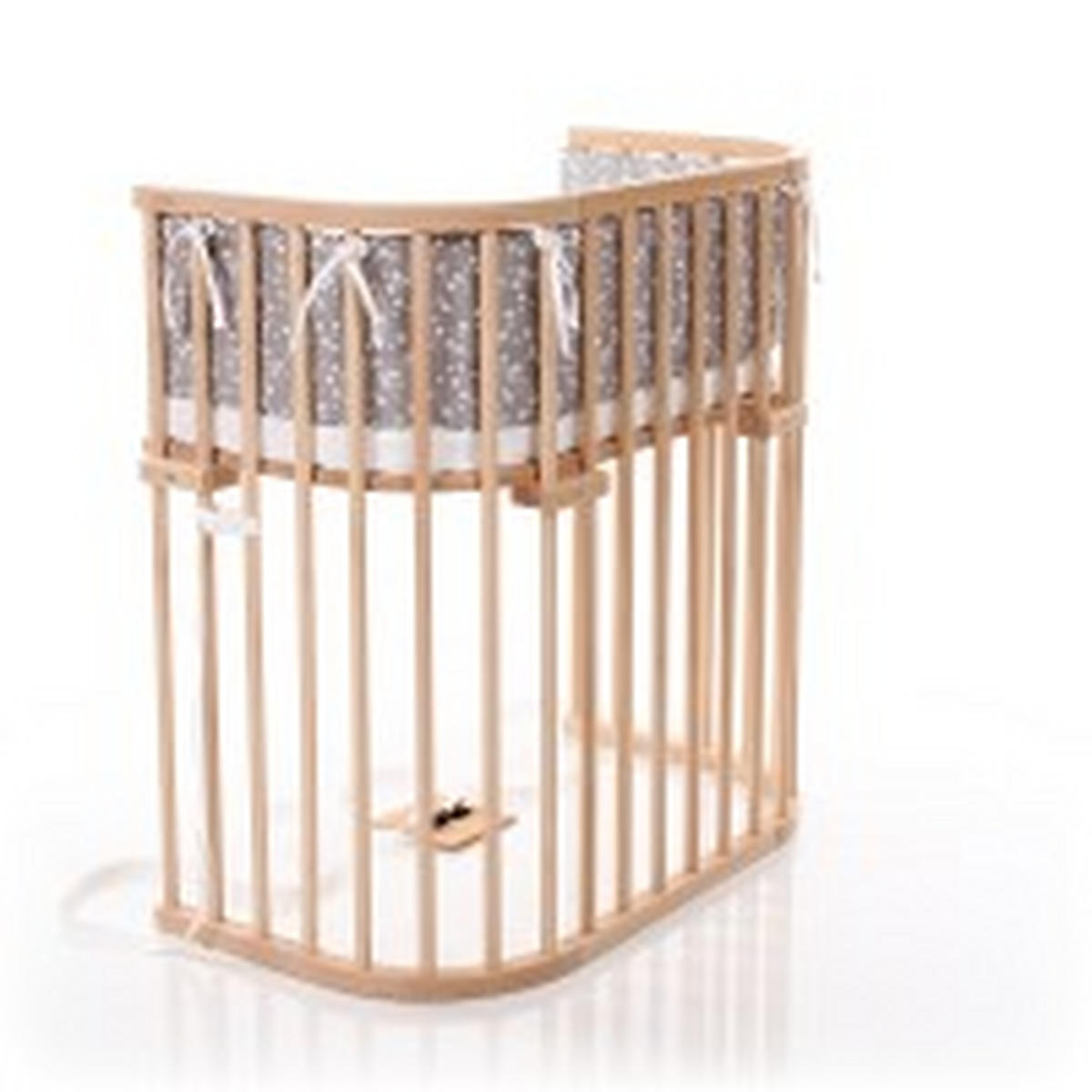 BEISTELLBETT Babybay Boxspring  94/54/96 cm  - Naturfarben, Basics, Holz (94/54/96cm) - Babybay