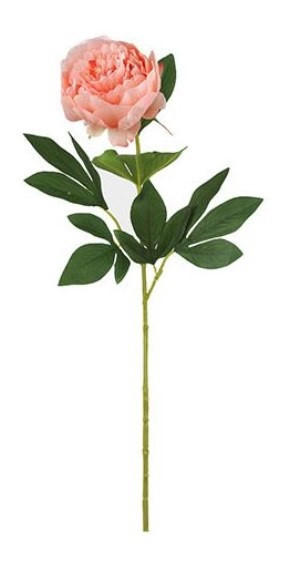 KONSTBLOMMA - orange/grön, Basics, plast (76cm)