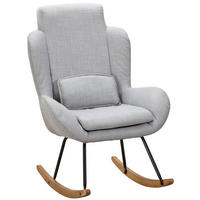 HOJDACIE KRESLO - sivá/farba duba, Design, kov/drevo (75/110/88,5cm) - MID.YOU