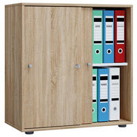 AKTENSCHRANK Sonoma Eiche  - Sonoma Eiche, Basics, Holzwerkstoff (70/74/37cm) - P & B