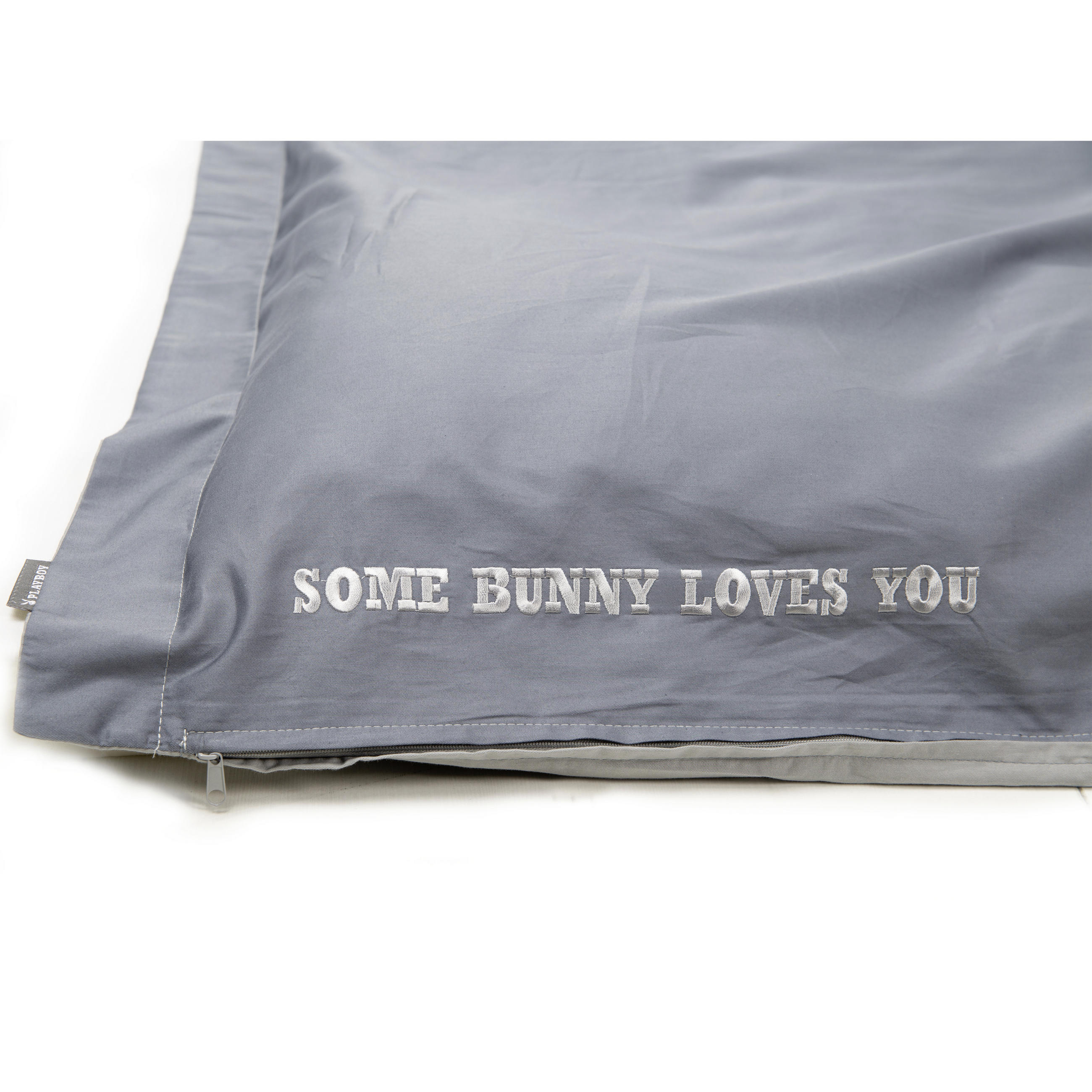 Thumbnail - Playboy Wendebettwäsche Playboy, Grau, Textil, Vintage, 185x200 cm, atmungsaktiv, Schlaftextilien, Bettwäsche, Bettwäsch...