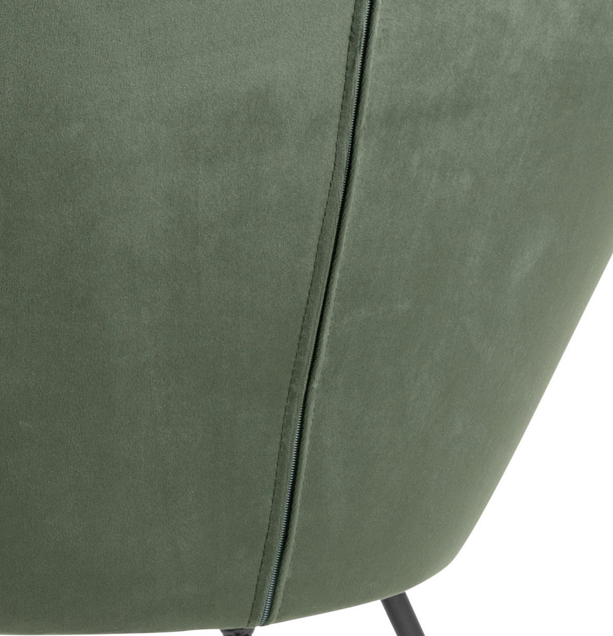 FOTELJ,  temno zelena tekstil - črna/temno zelena, Trend, kovina/tekstil (82,0/79,0/72,5cm) - Livetastic