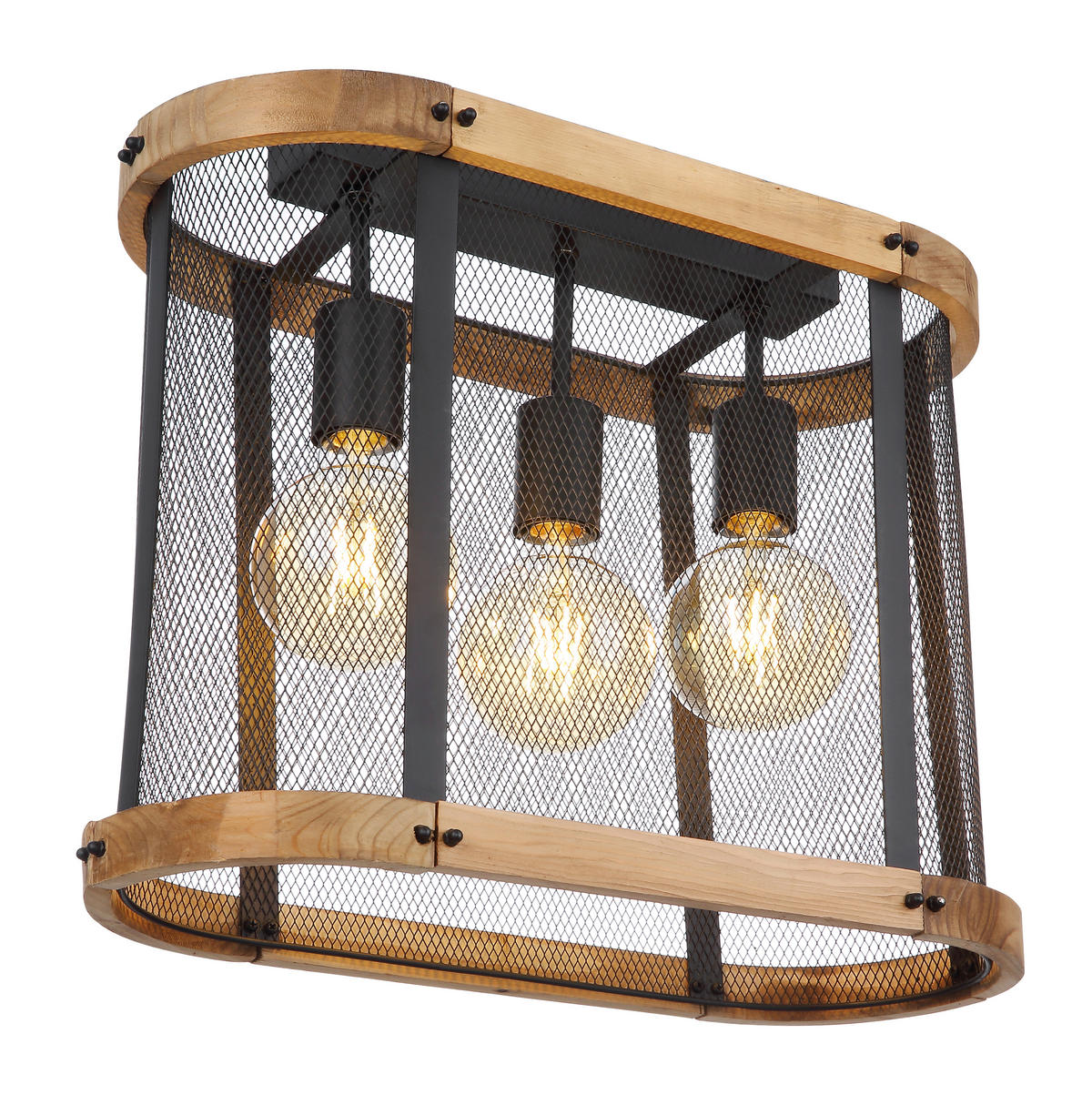 STROPNÍ SVÍTIDLO, 45/20/38 cm - Natur (45/20/38cm) - Globo