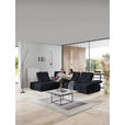 ECKSOFA in Struktur Schwarz  233/313 cm  - Schwarz, Design, Kunststoff/Textil (233/313cm) - Emilio Belluti
