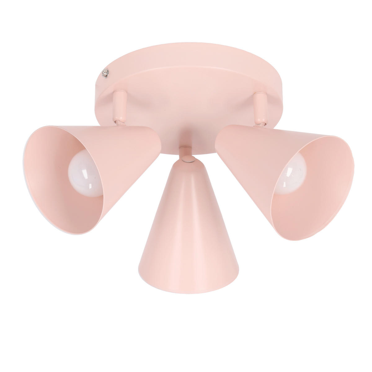 DECKENSTRAHLER 34/34/16 cm   - Pink, Trend, Metall (34/34/16cm)