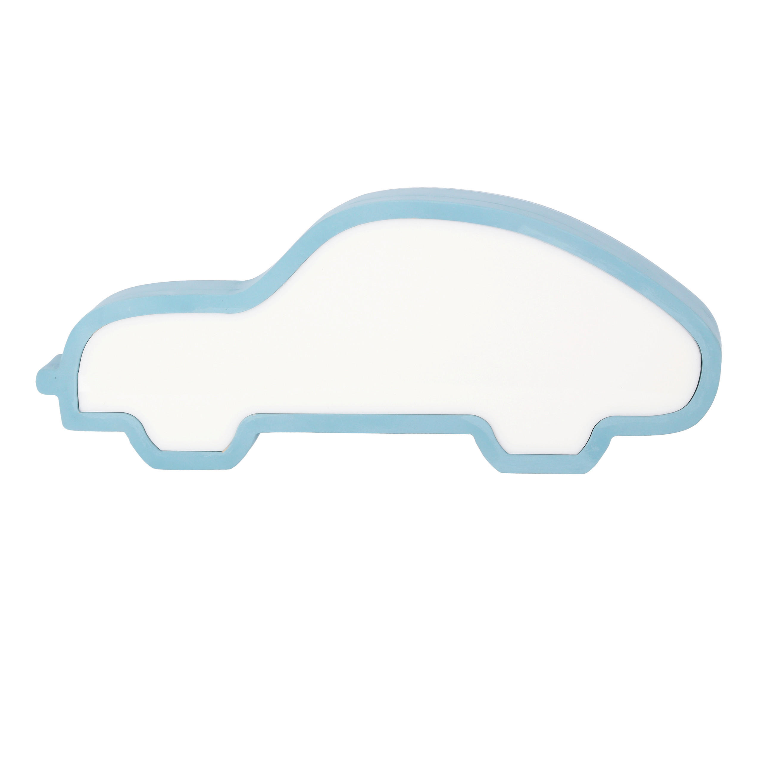 KINDERTISCHLEUCHTE Car  - Blau, Basics, Holzwerkstoff/Kunststoff (35/3.5/14cm)