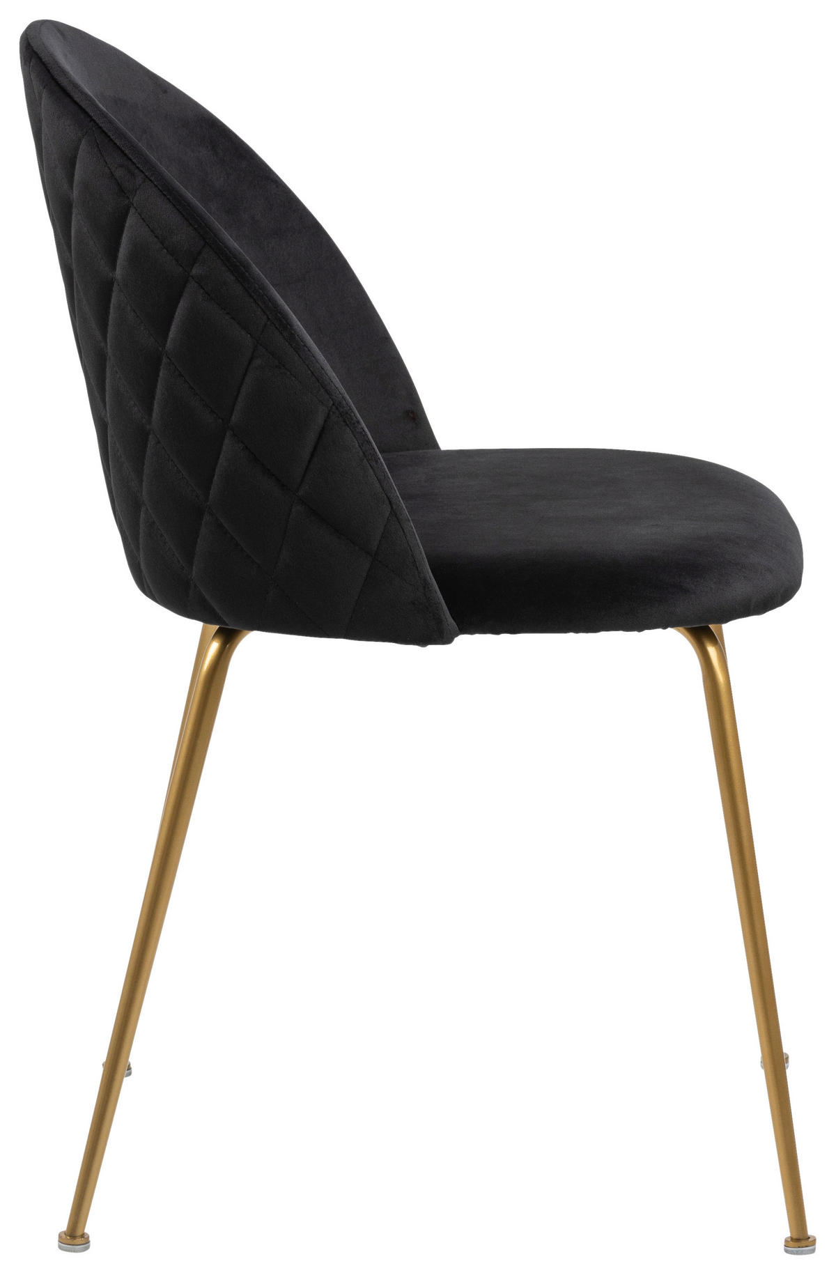 ŽIDLE, černá, barvy zlata - černá/barvy zlata, Konvenční, kov/textil (49,5/80,5/54cm) - Livetastic