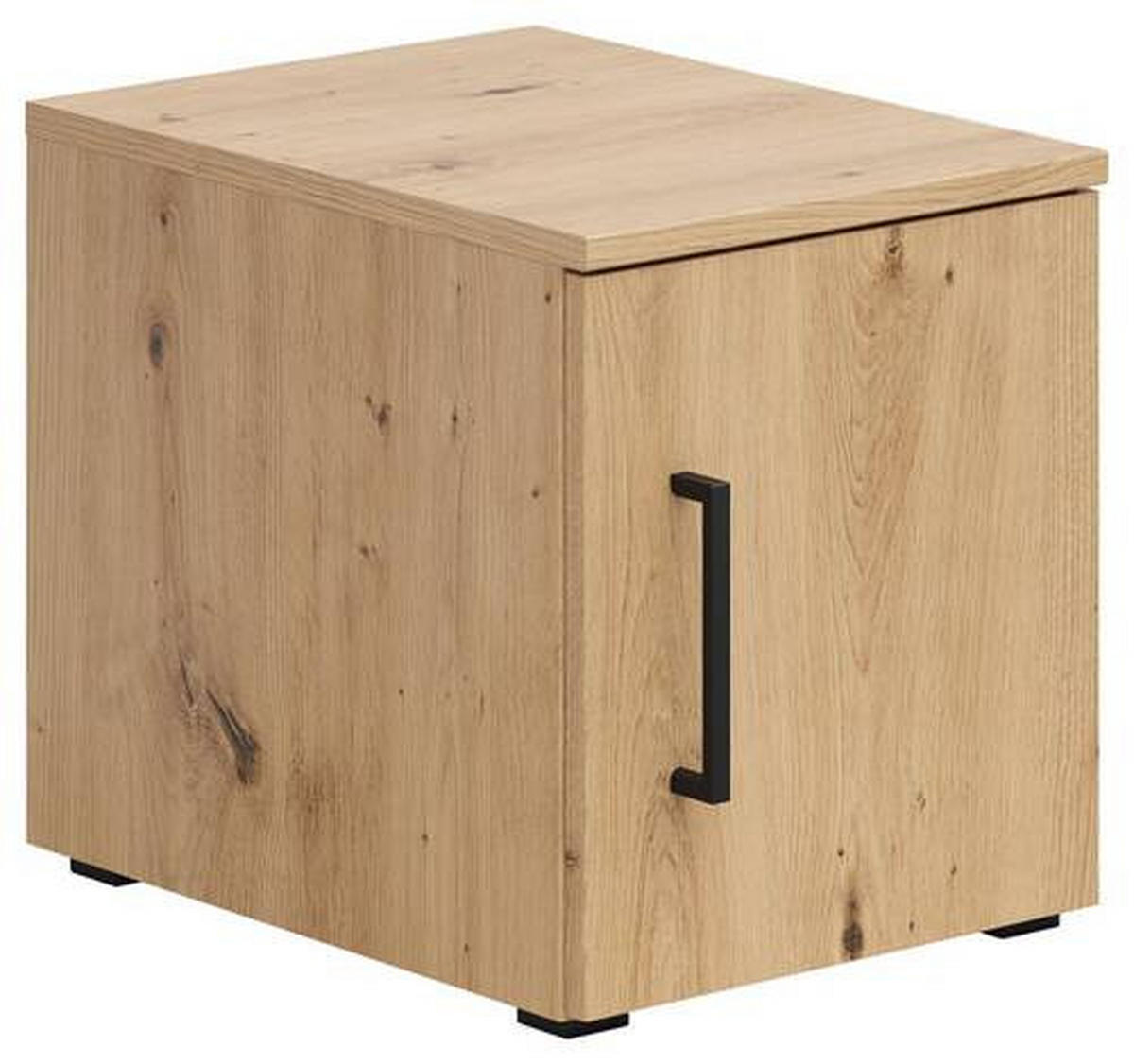 NADSTAVEC NA SKRIŇU, dub artisan, 30/35/40 cm - čierna/dub artisan, Modern, kompozitné drevo/plast (30/35/40cm) - Carryhome