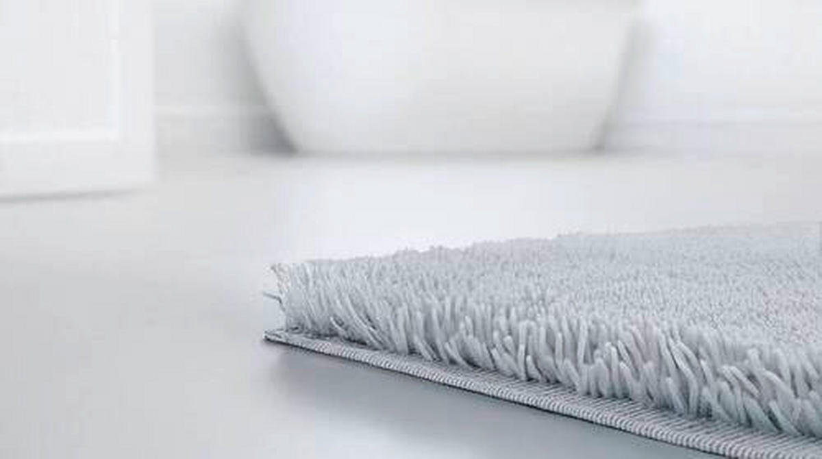 BADEMATTE Grau 70/120 cm  - Grau, Basics, Kunststoff/Textil (70/120cm) - Grund