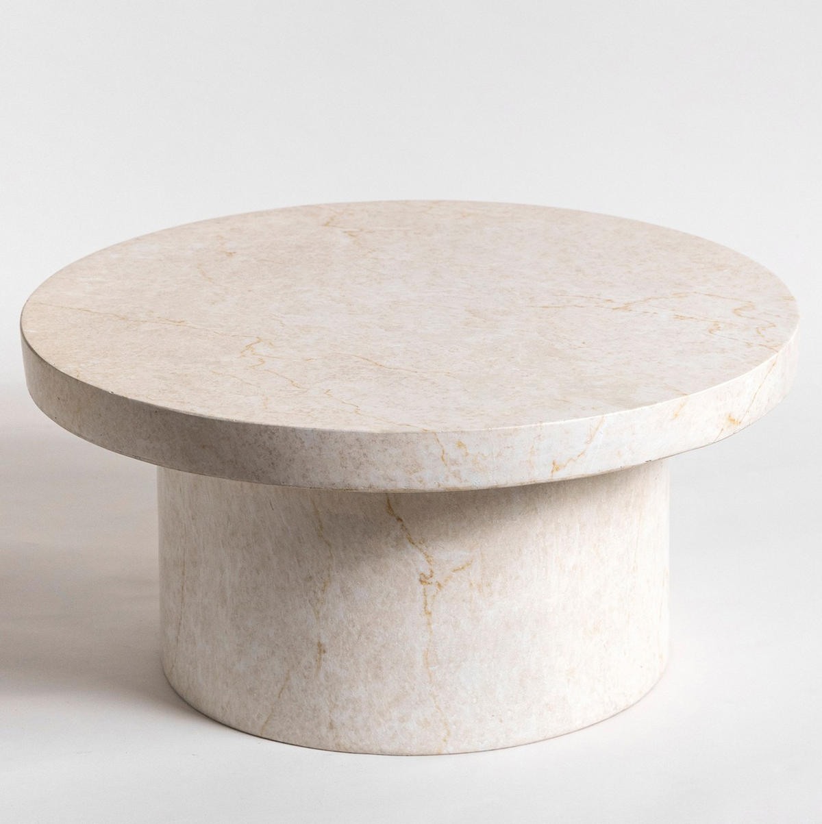 COUCHTISCH rund Kaschmir  - Kaschmir, Design, Stein (60/30/60cm) - MID.YOU