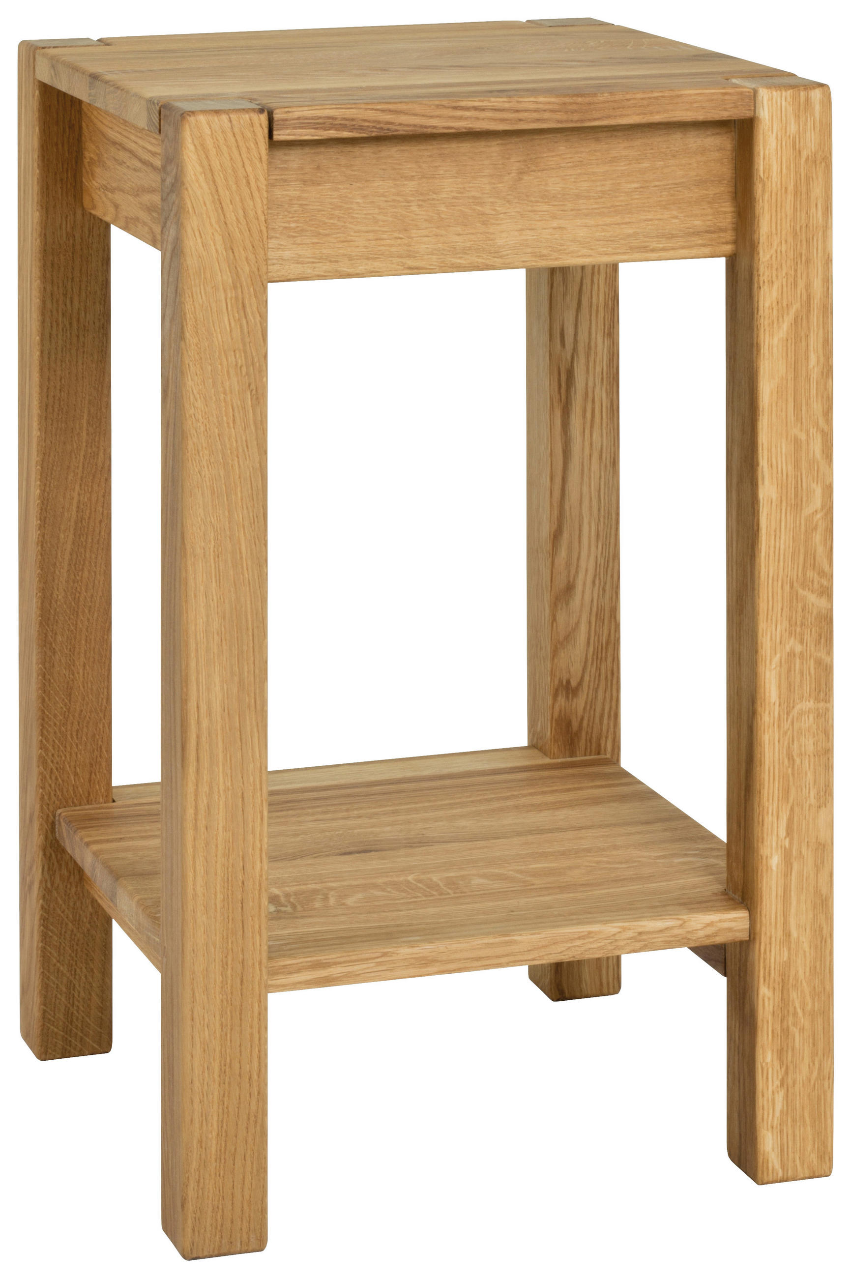 BEISTELLTISCH 35/35/60 cm Eiche massiv Eichefarben quadratisch  - Eichefarben, KONVENTIONELL, Holz (35/35/60cm)
