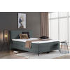 BOXBETT 180/200 cm  in Dunkelgrau  - Dunkelgrau/Schwarz, Design, Holz/Holzwerkstoff (180/200cm) - Xora