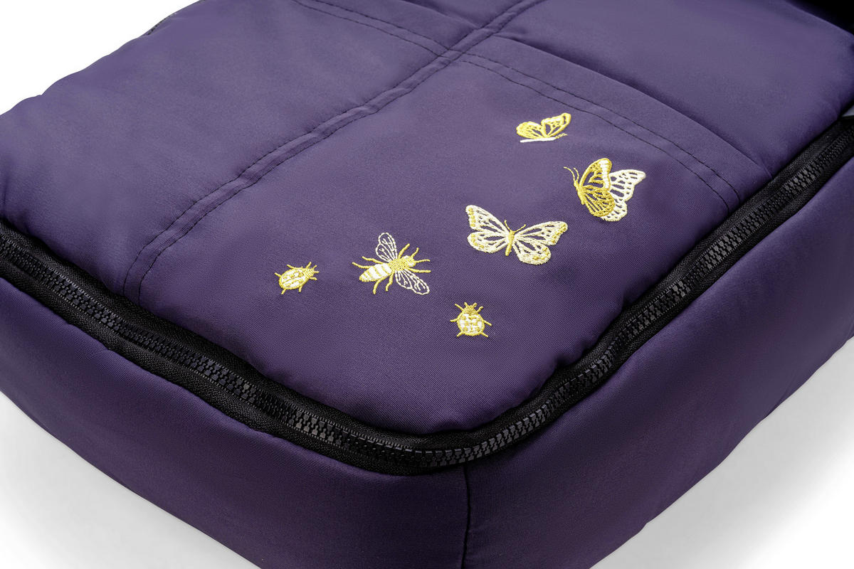FUSSSACK Blackberry   - Violett, Basics, Textil (32/9/102cm) - Osann