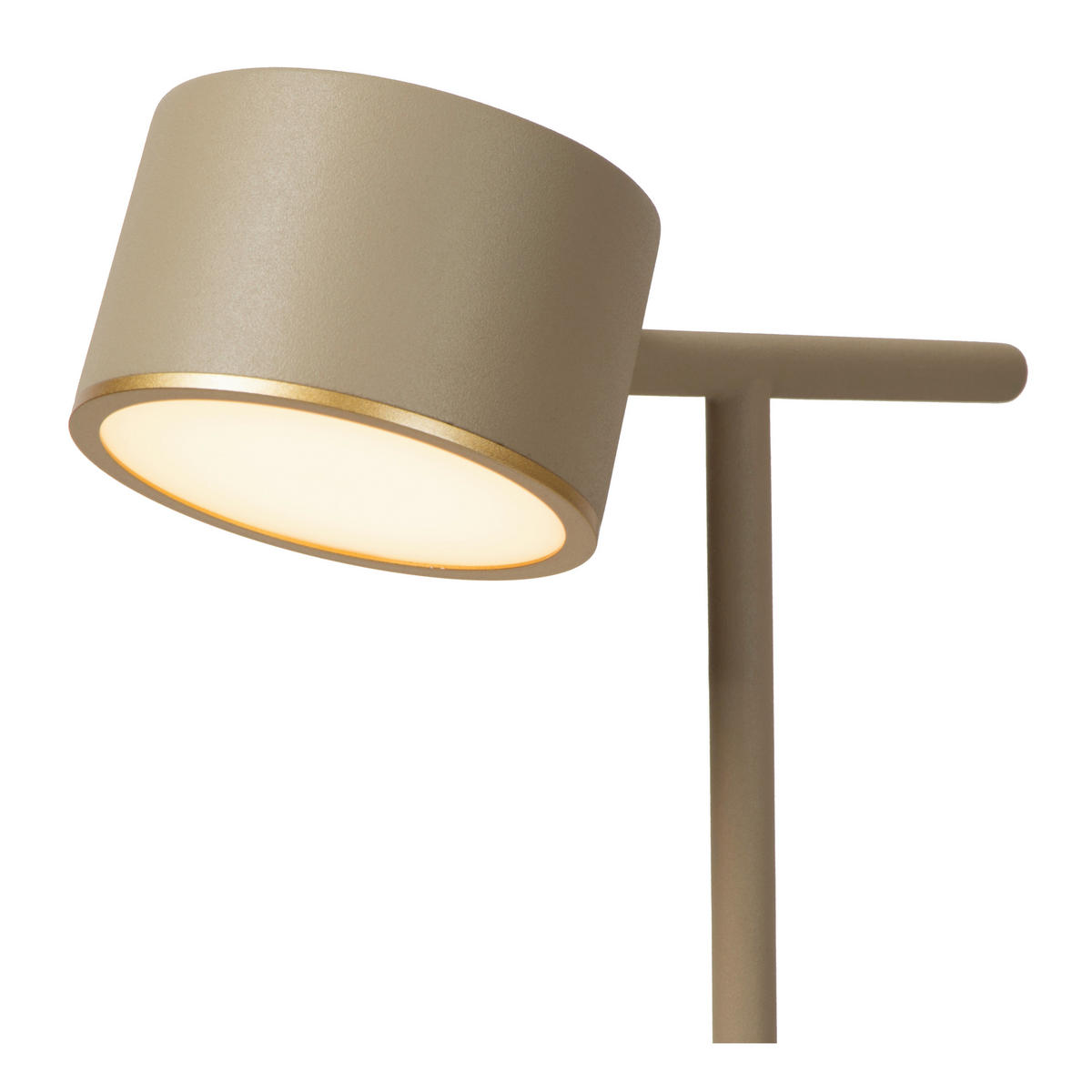 TISCHLEUCHTE 16/24.5/40 cm   - Braun, Design, Metall (16/24.5/40cm) - Lucide
