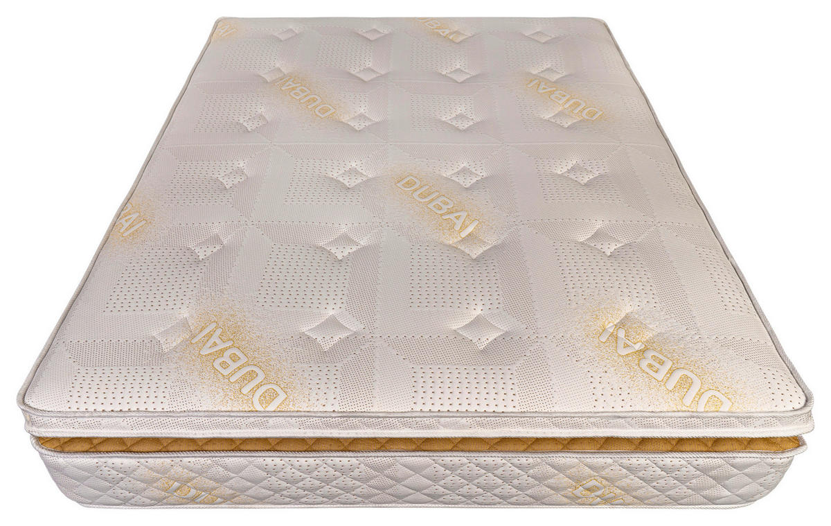 TÁSKARUGÓS MATRAC 180/200 cm  - fehér, Modern, textil (180/200cm) - Novel