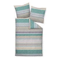BETTWÄSCHE Biber 200/220 cm  - Grün, Design, Textil (200/220cm) - Janine