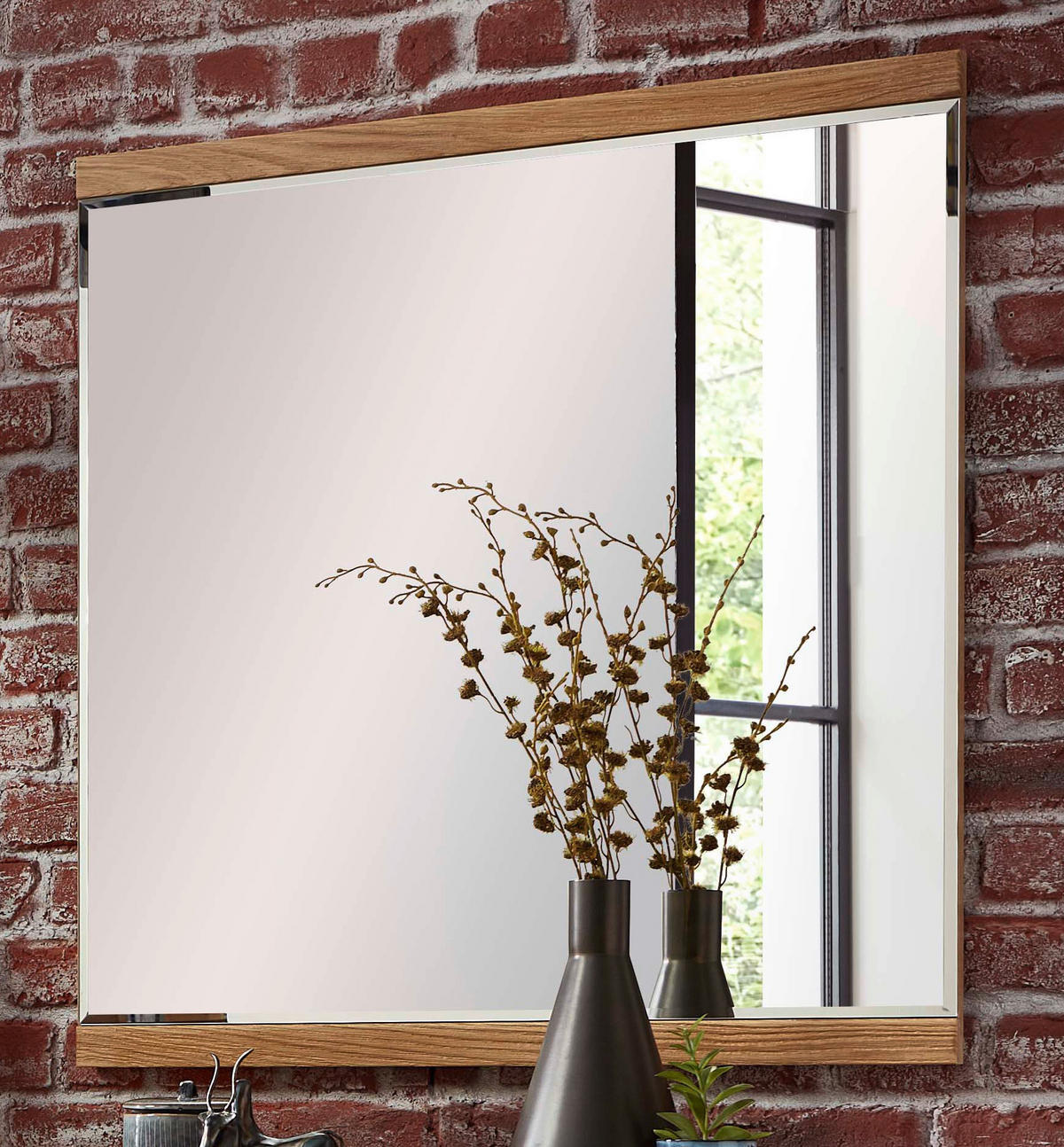 GARDEROBE  in 170/199/38 cm  - Wildeiche/Grau, Natur, Holz/Holzwerkstoff (170/199/38cm) - Linea Natura