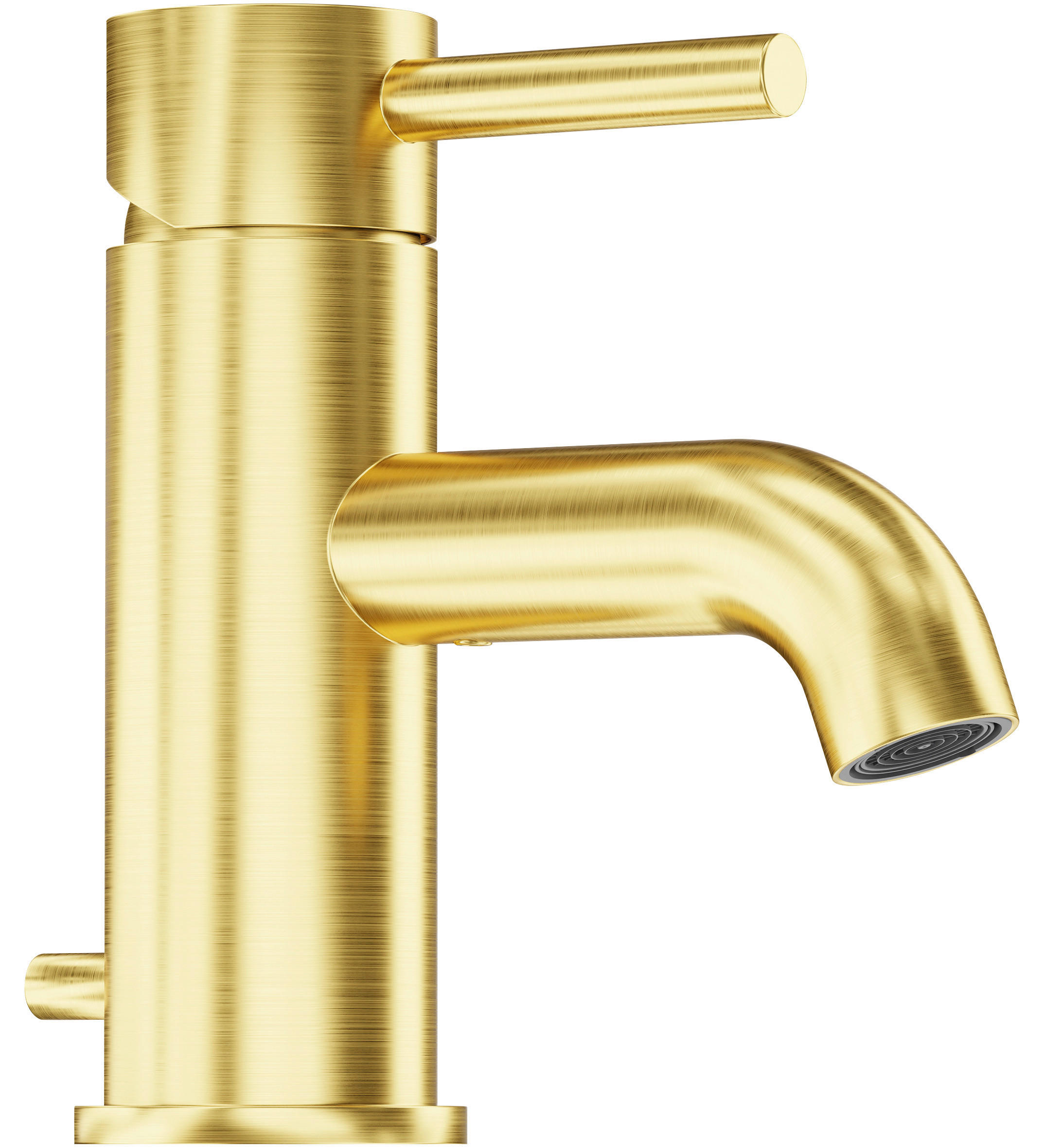 XXXLutz Waschtischarmatur Steinberg Serie 100 Gold 4.5x15x15.1 cm