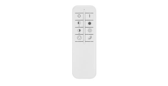 LED-DECKENLEUCHTE 46,8/6 cm - Schwarz/Weiß, Trend, Kunststoff/Metall (46,8/6cm) - Novel