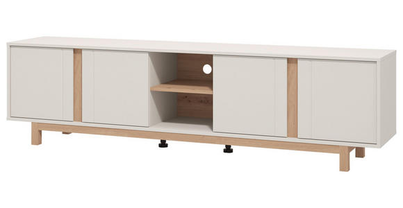 LOWBOARD  in 202/54/40 cm  - Kaschmir/Eiche Artisan, Basics, Holzwerkstoff (202/54/40cm) - Carryhome