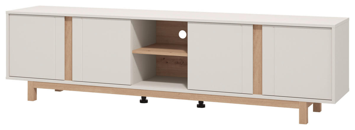 LOWBOARD  in 202/54/40 cm  - Kaschmir/Eiche Artisan, Basics, Holzwerkstoff (202/54/40cm) - Carryhome