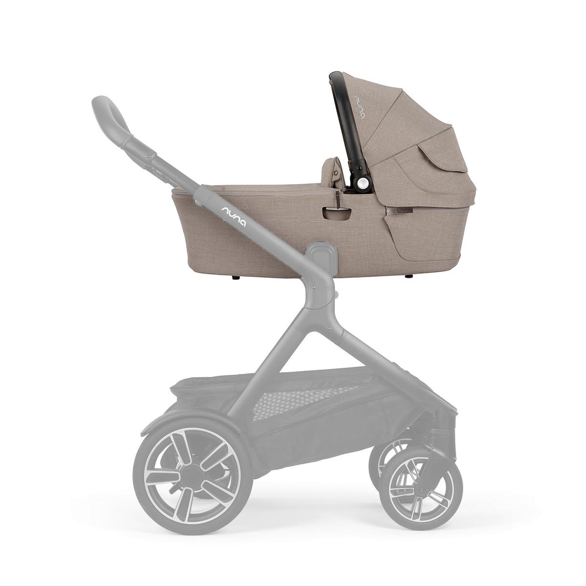 TRAGEWANNE - Sandfarben/Grauweiß, Basics, Kunststoff (43/58/88cm) - Nuna