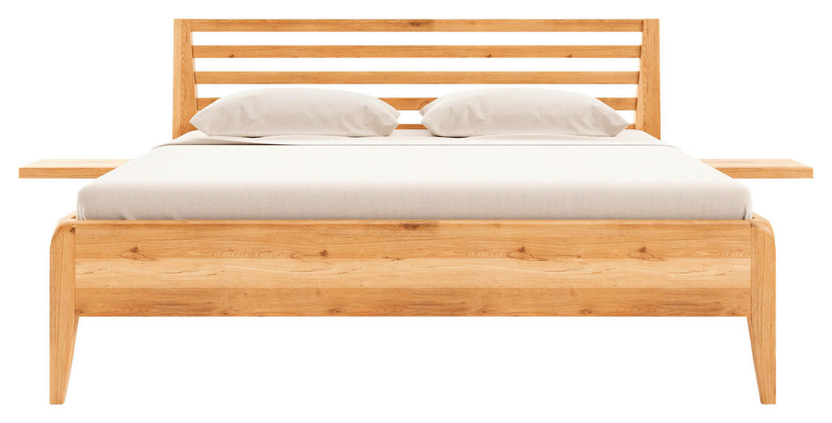 BETT 180/200 cm  in Naturfarben, Kernbuche  - Naturfarben/Kernbuche, MODERN, Holz (180/200cm) - MID.YOU