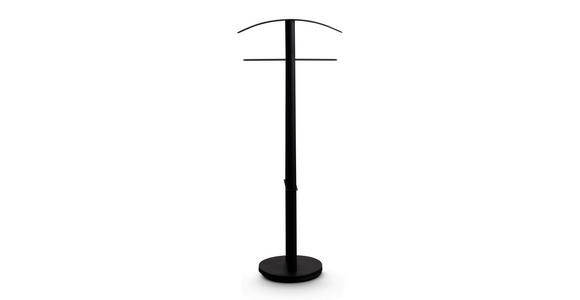 HERRENDIENER in Schwarz 45/113/28 cm - Schwarz, Design, Metall (45/113/28cm) - Xora