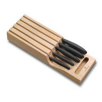 BESTECKEINSATZ - Buchefarben, Basics, Holz - Victorinox