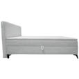 BOXBETT 180/200 cm  in Silberfarben  - Silberfarben/Schwarz, Design, Holz/Holzwerkstoff (180/200cm) - Xora