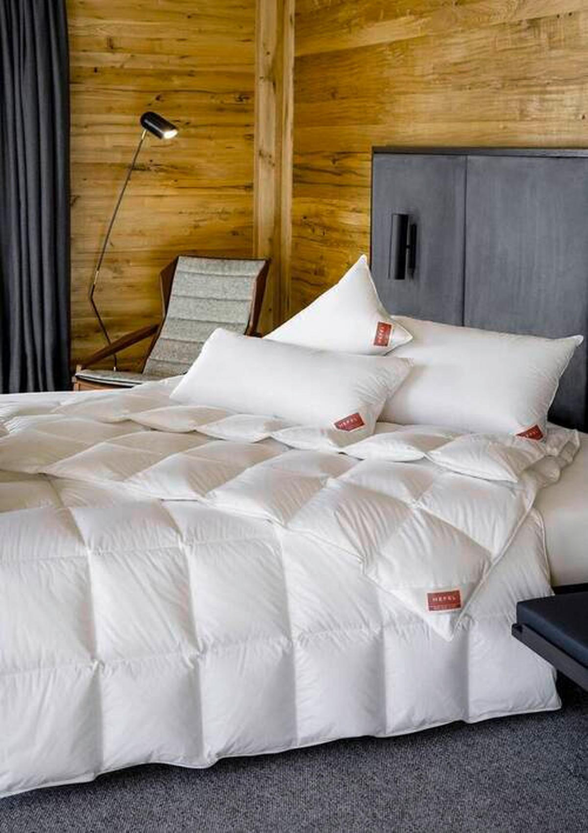 PÉŘOVÁ PŘIKRÝVKA, 140/200 cm, prachové peří - bílá, Basics, textil (140/200cm) - Hefel Textil