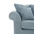 MEGASOFA Kord Hellblau - Eichefarben/Hellblau, LIFESTYLE, Holz/Textil (264/111cm) - Landscape