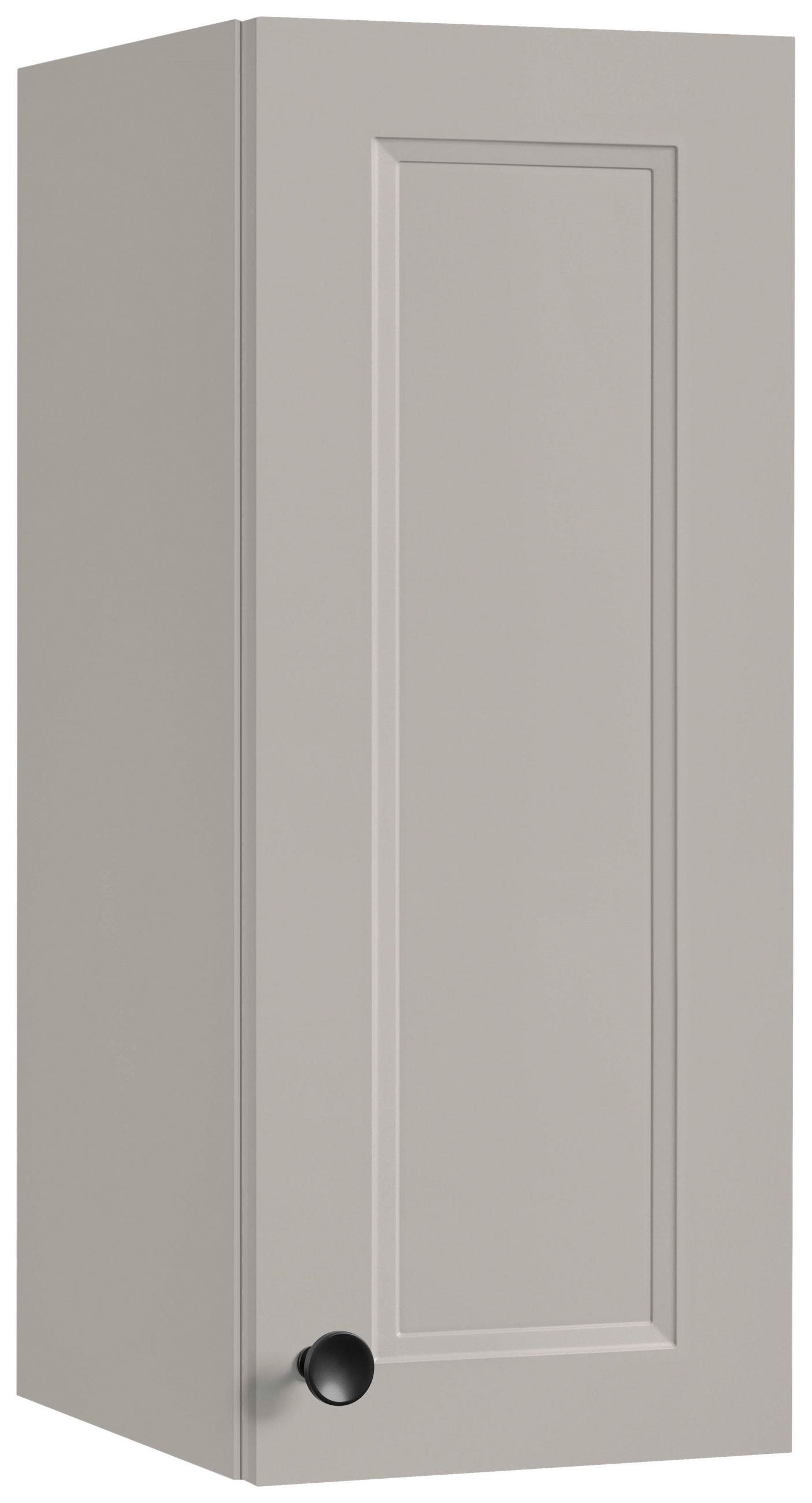 KÜCHENOBERSCHRANK 30/72/35 cm  in Grau  - Schwarz/Grau, MODERN, Holzwerkstoff/Metall (30/72/35cm) - Nobilia