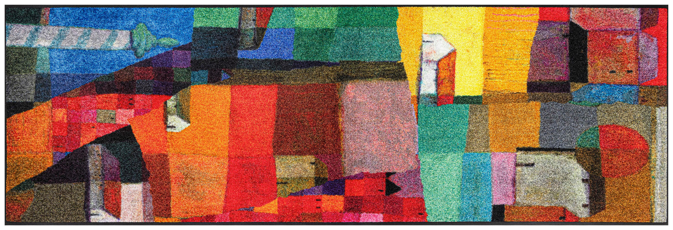 wash+dry Küchenläufer Venetien Mehrfarbig 60x180 cm