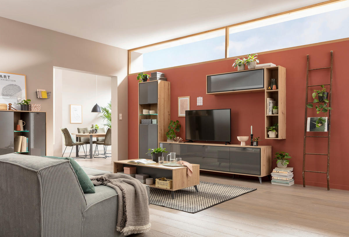TV-ELEMENT  - Moderno, kovina/umetna masa (182,8/63,4/40,7cm) - Carryhome