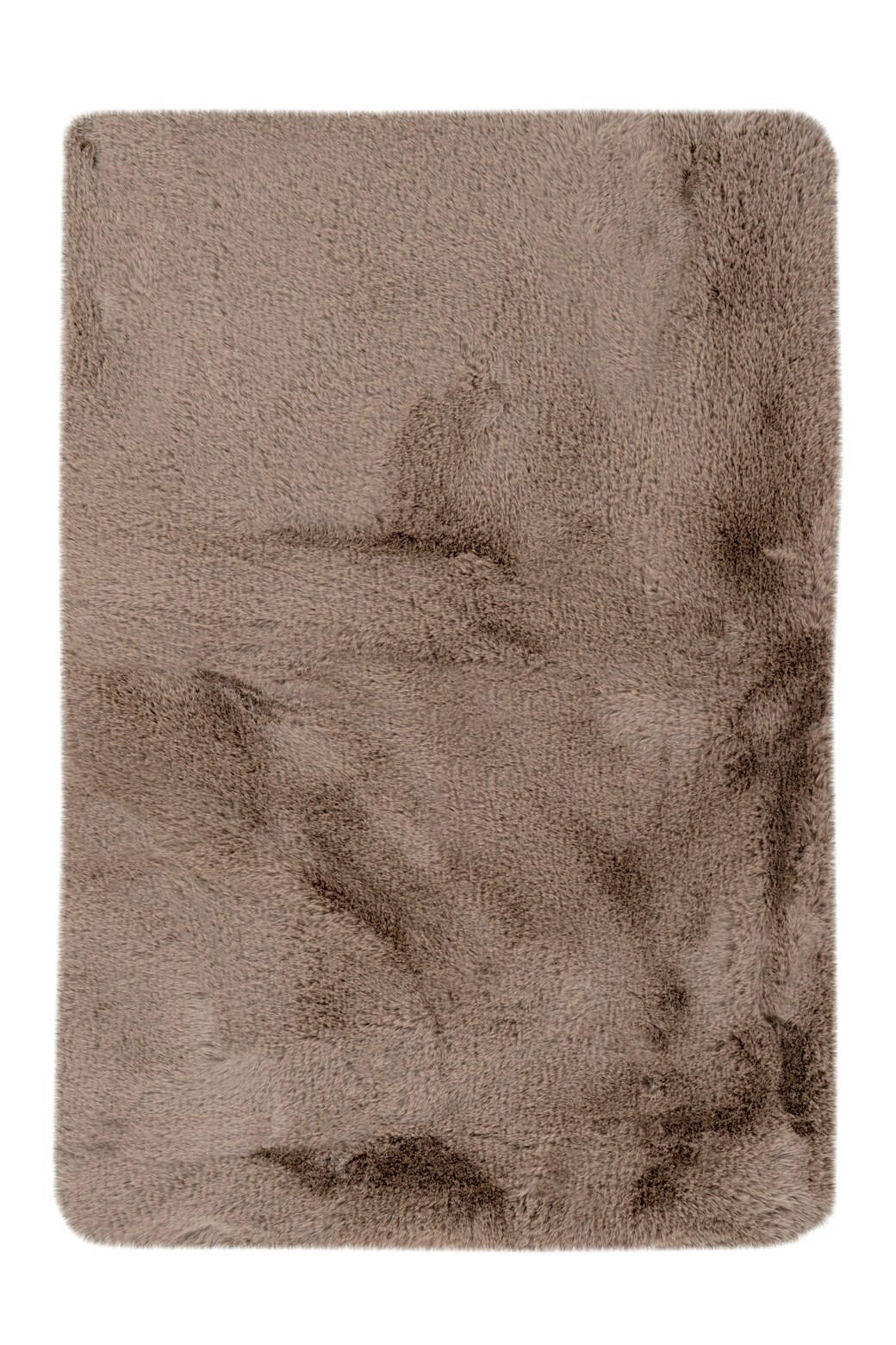 FELLTEPPICH 40/60 cm Rabbit 225 Dunkelbeige  - Beige, KONVENTIONELL, Kunststoff (40/60cm)