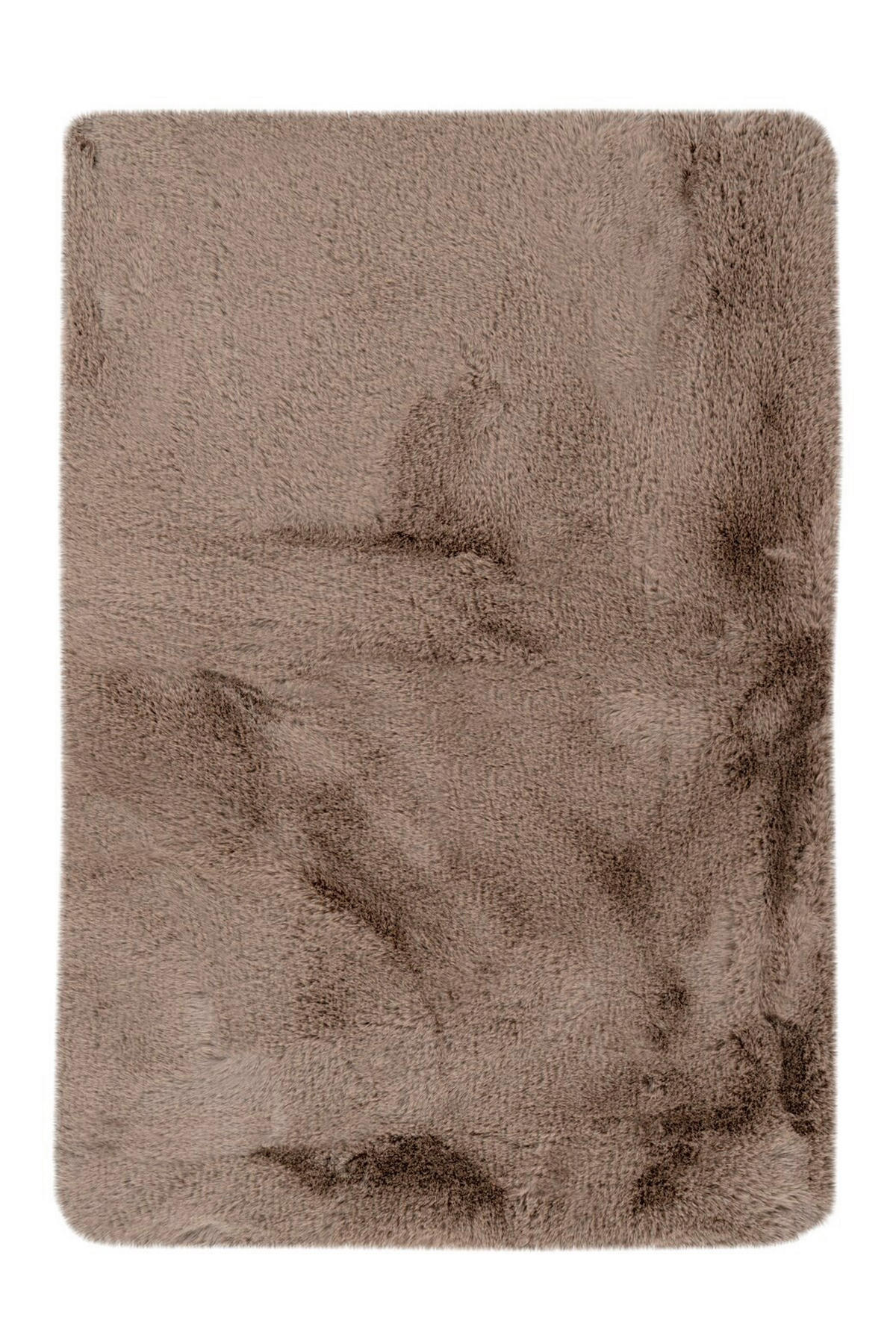 FELLTEPPICH 40/60 cm Rabbit 225 Dunkelbeige Beige  - Beige, KONVENTIONELL, Kunststoff (40/60cm)