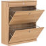 SCHUHKIPPER 80,1/90,9/29,2 cm - Edelstahlfarben/Eichefarben, Design, Holz/Metall (80,1/90,9/29,2cm) - Team 7 SCHUHKIPPER 80,1/90,9/29,2 cm - Edelstahlfarben/Eichefarben, Design, Holz/Metall (80,1/90,9/29,2cm) - Team 7