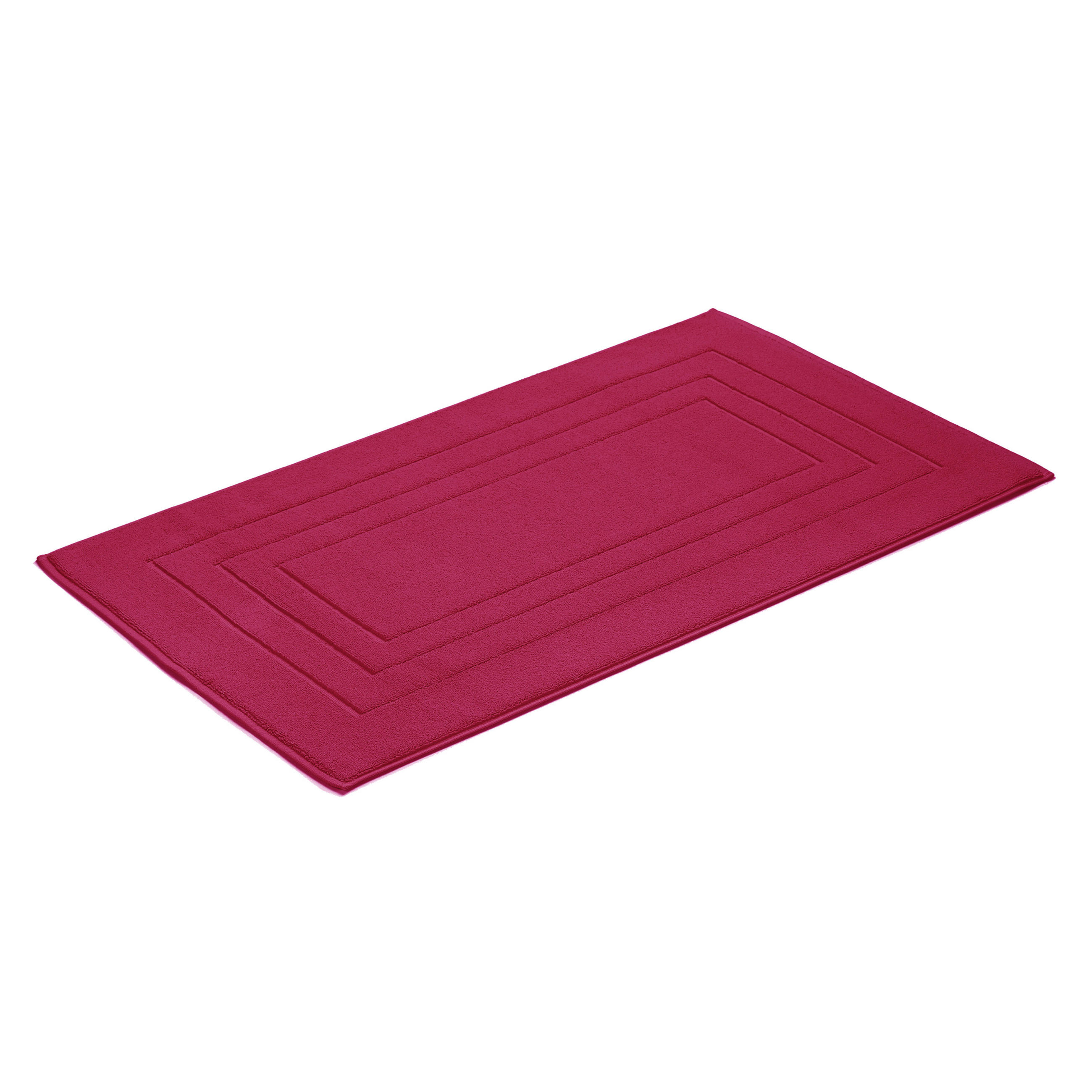 BADEMATTE Rot, Pink 60/100 cm  - Pink/Rot, Basics, Textil (60/100cm) - Vossen